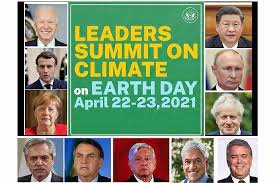 Cumbre de Líderes sobre Cambio Climático abril 2021
