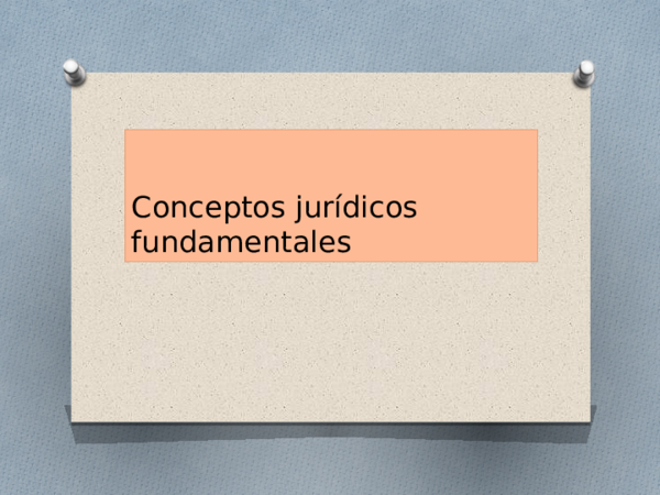1.4. Conceptos jurídicos fundamentales.