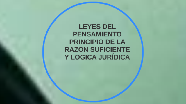 2.3. El principio jurídico de razón suficiente.