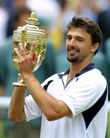 Goran Ivanišević pobjeđuje u Wimbledonu