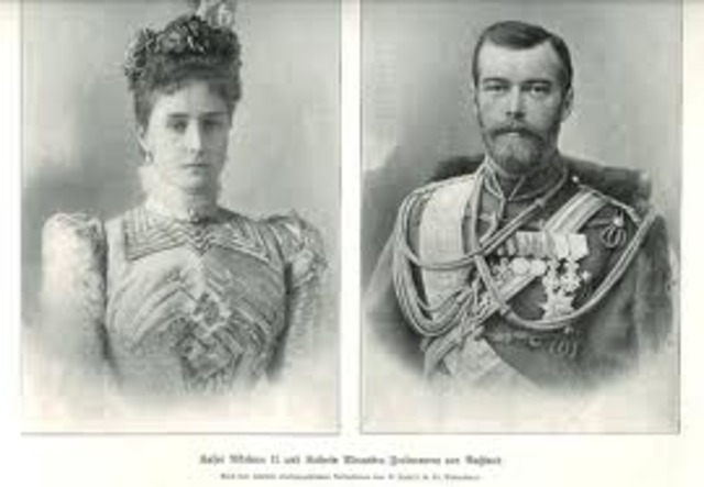 Nicholas II marries the love of his life, Alexandra Feodorovna