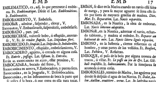 Diccionario de Terreros y Pando
