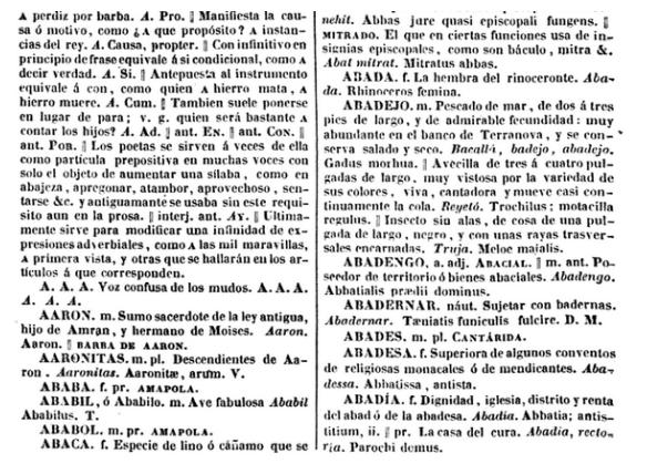 Diccionario de la lengua castellana con las correspondencias catalana y latina de Pedro Labernia