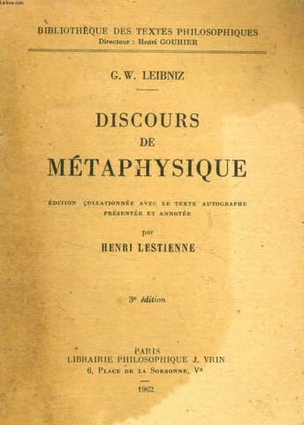 Discours de metaphysique