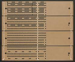 Tarjetas perforadas