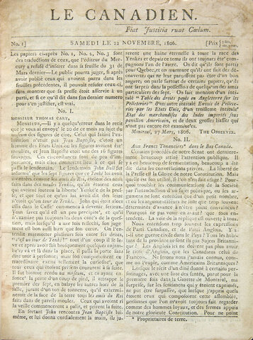 Les journaux.