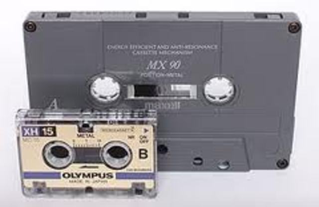 The audio cassette invented.