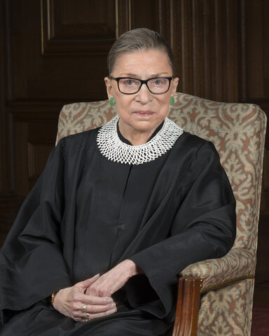 Ruth Bader Ginsburg-2nd women to serve on the Supreme Court