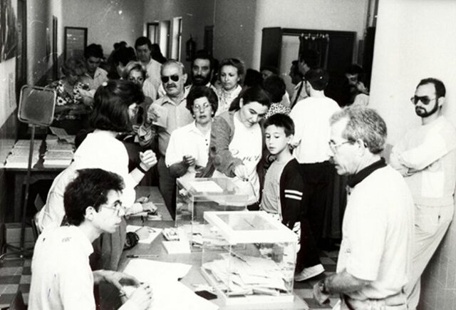 Primeras elecciones democráticas