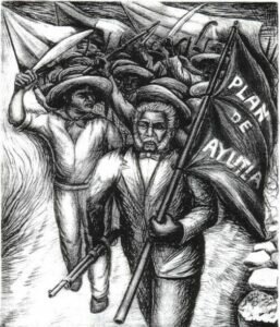 Revolución de Ayutla y caída de Santana