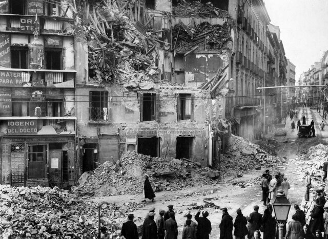 Bombardeo de Madrid.