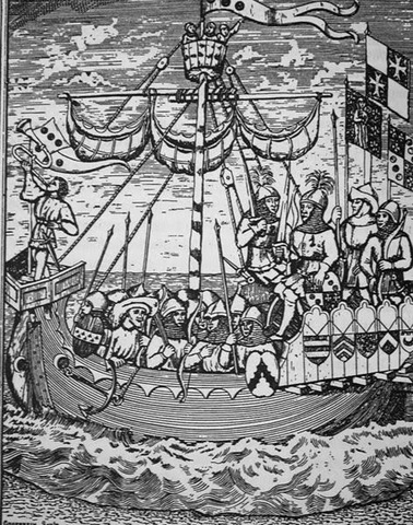 Jean de Bethencourt conquista Lanzarote para la corona de Castilla