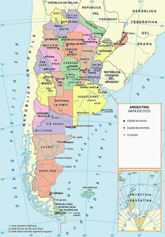 ARGENTINA: Provincialization of national territories