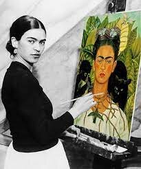 frida was an important painter and exhibited her paintings