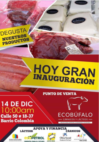 Creación de ECOBÚFALO S.A. y punto de venta físico en Barrancabermeja