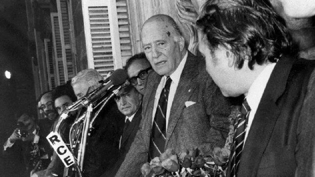 Regreso de Josep Tarradellas.