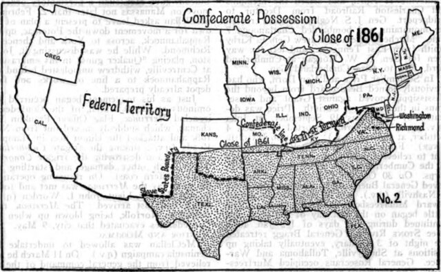Confederate States of America is formed