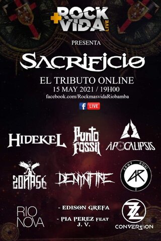 SACRIFICIO TRIBUTO ONLINE ROCK MÁS VIDA