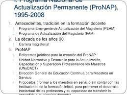 PROGRAMAS DE APOYO EN LA ACTIVIDAD DOCENTE