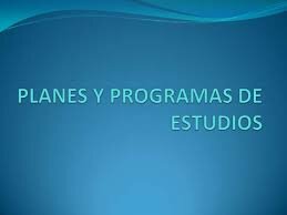 1954 Dos tipos de planes de estudio