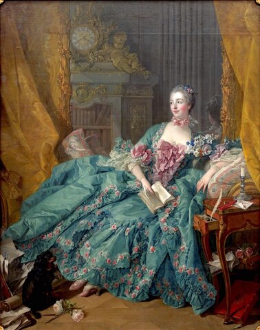 Retrato de Madame de Pompadour (Rococó)