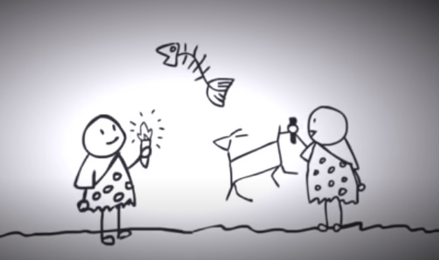 Desenho das carvernas