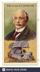 invenzione della turbina a vapore (Charles Parsons)