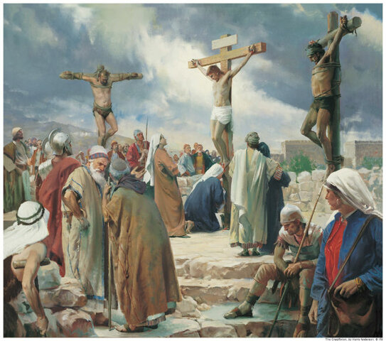 Jesús es crucificado