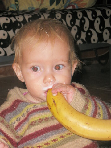 I ate my first fruit