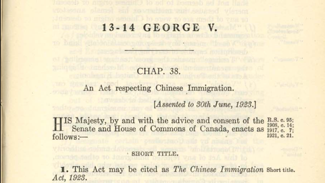Chinese Immigration Act