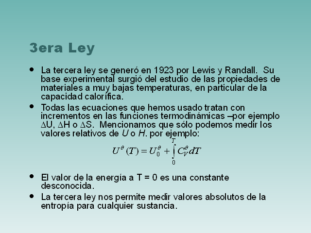 Tercera ley Nacional