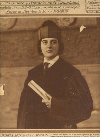 Naixement de María Sánchez Arbós.