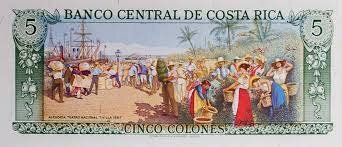 Billete de 5 colones
