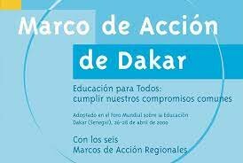 2000 FORUM EDUCATIVO MUNDIAL DE DAKAR.