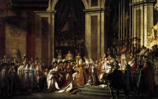 Napoleon consecrated as Emperor