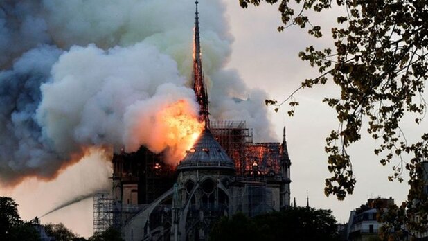 Incendio en Notre Dame