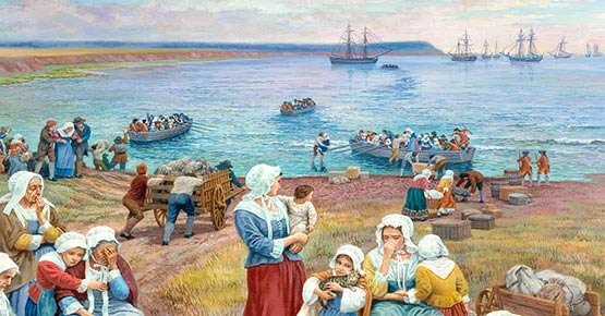 7,000 Acadiens furent déportés
