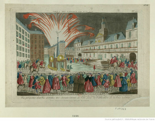 La guerre de 7 ans à terminer et Traité de Paris