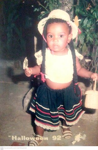 My first Halloween costume.