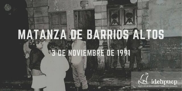 La matanza de Barrios Altos