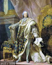 Louis XV le "Bien-Aimé", devient roi de France en nouvelle France