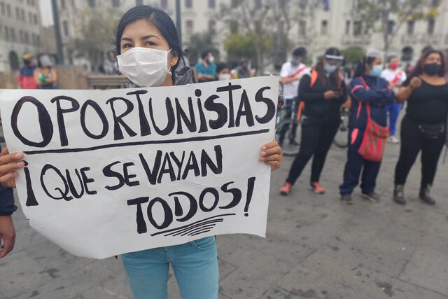 Las protestas de Arequipa
