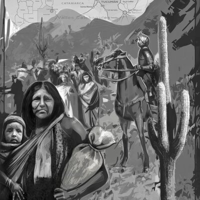 Timeline: Traslado y reducción de los Quilmes: de Tucumán a Buenos Aires