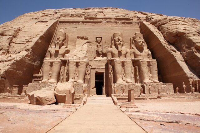 TEMPLO DE RAMSES II EN ABÚ SIMBEL.