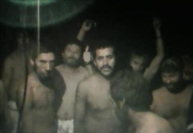 Primer video de los atrapados