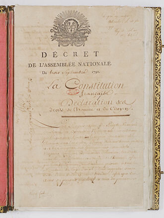 La Costituzione del 1791