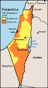 FN planlægger at opdele Palæstina