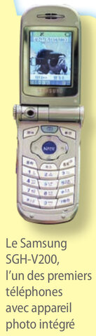 Les téléphones portables avec appareil photo