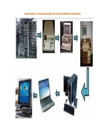 Evolucion de la computadora