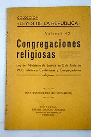 Ley de congregaciones religiosas